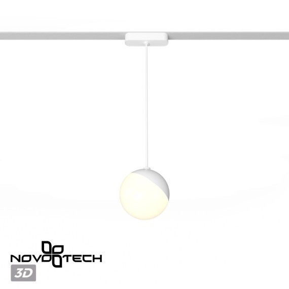 359261 Трековый магнитный светодиодный светильник Novotech SMAL 48V CRI90+ 3000К 800Лм 120° 10W