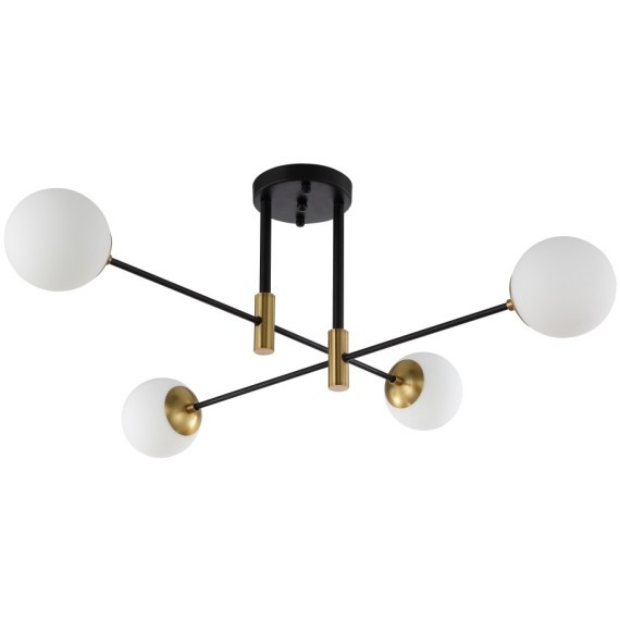 Светильник потолочный Crystal Lux FIDEL PL4 BLACK