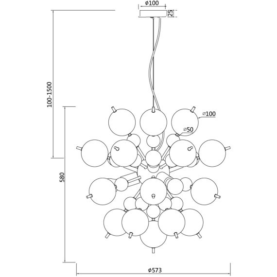 Подвесная люстра Bolla MOD133PL-06CH