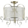 Люстра потолочная Freya FR2020-CL-03-BZ Simone под лампы 3xE14 40W