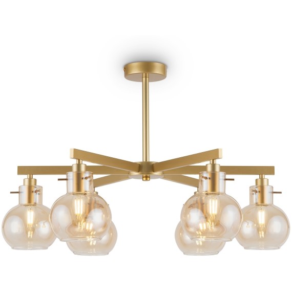 Люстра на штанге Freya FR5183PL-06G Circle под лампы 6xE14 60W