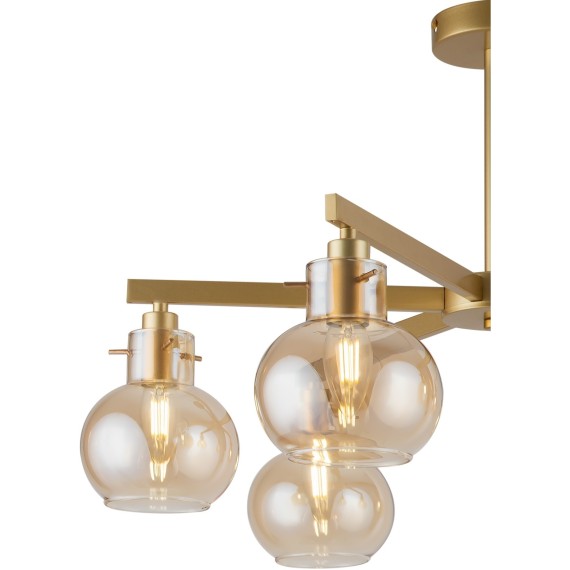 Люстра на штанге Freya FR5183PL-06G Circle под лампы 6xE14 60W