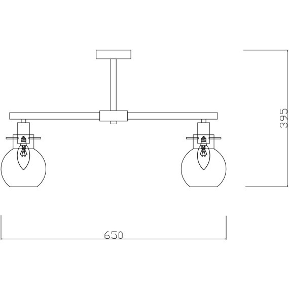 Люстра на штанге Freya FR5183PL-06G Circle под лампы 6xE14 60W