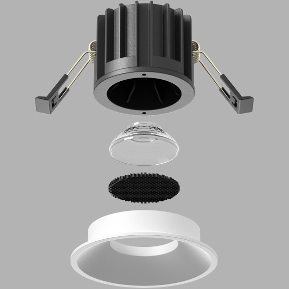 Встраиваемый светильник Technical DL058-12W4K-W