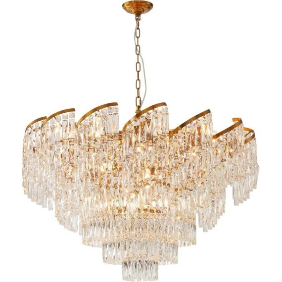 Люстра подвесная хрустальная 2176/05/24P Stilfort, серия Sapparo