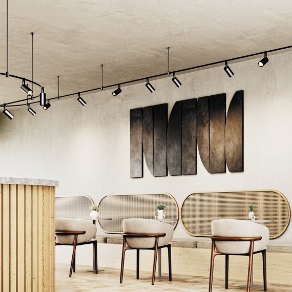 Светильник на гибкий шинопровод Maytoni Flexity TR201-1-10W3K-M-BBS 3000K 600лм 10Вт