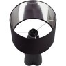 8124/1T COMFI LN25 черный, керамика/текстиль Настольная лампа E27 1*60W 220V HINAMI