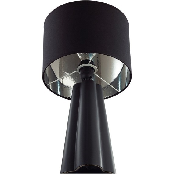 8124/1T COMFI LN25 черный, керамика/текстиль Настольная лампа E27 1*60W 220V HINAMI