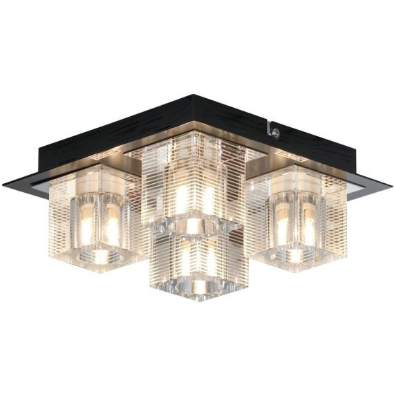 Люстра потолочная Lussole GRLSF-1307-04 NOTTE DI LUNA IP21 под лампы 4xG9 20W