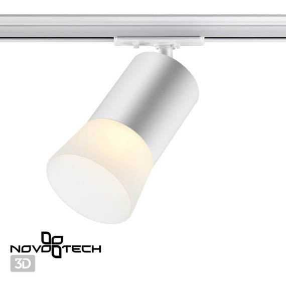 Однофазный двужильный трековый светильник Novotech 370903 ELINA под сменную лампу GU10