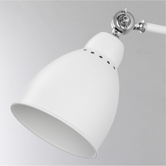 Спот на гибкой ножке Arte Lamp A2055AP-1WH Braccio под лампу 1xE27 60W