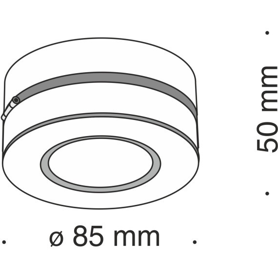 Накладной потолочный светильник Maytoni C022CL-L7B Magic светодиодный LED 7W