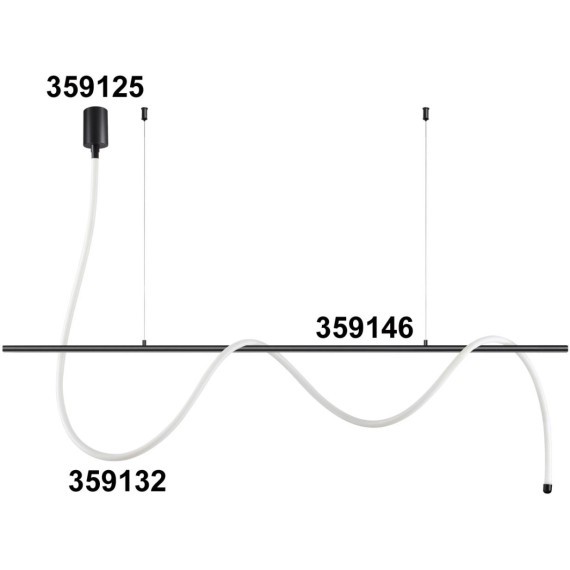 Однофазный трековый светодиодный светильник Novotech RAMO 359132 3800лм 38Вт