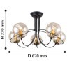 Потолочная люстра Grana 2202-5U