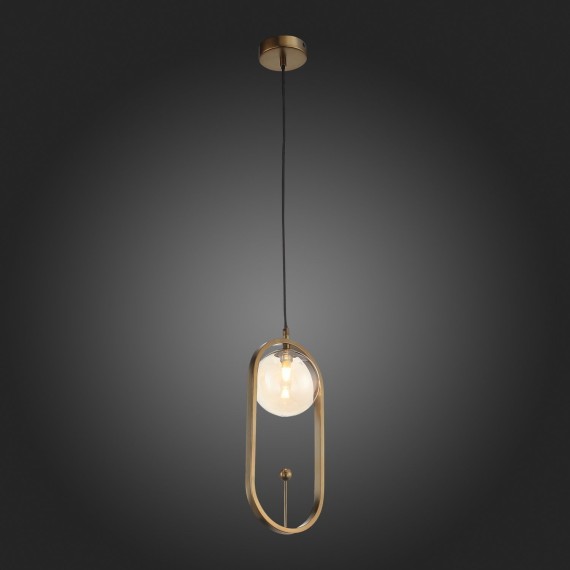 SL1201.203.01 Подвес ST-Luce Бронзовый/Коньячный G9 1*5W CIRCONO