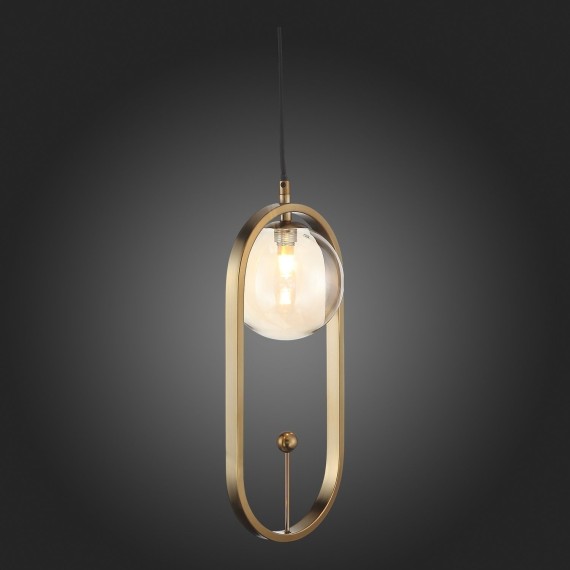 SL1201.203.01 Подвес ST-Luce Бронзовый/Коньячный G9 1*5W CIRCONO