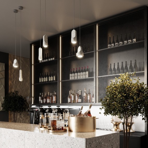 Подвесной светильник LED 5W 3000K Odeon Light PIETRA 7010/1C