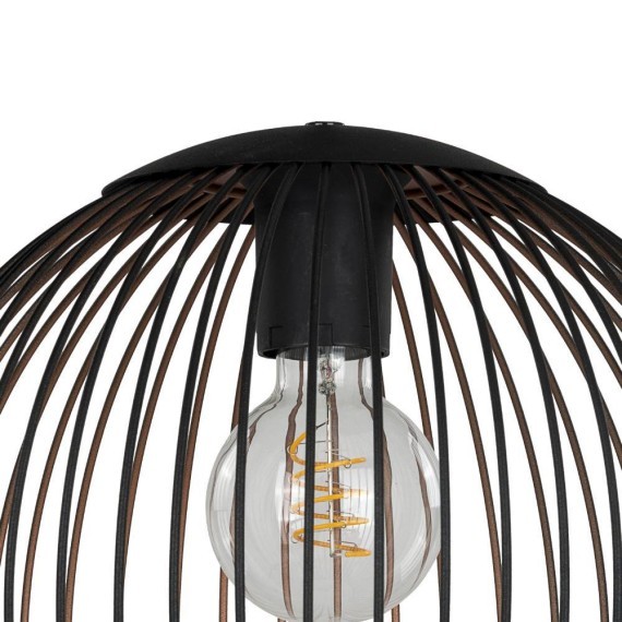 901868 EGLO ALMANZORA Подвесной светильник 1xE27, 60Вт, сталь, черный, медный