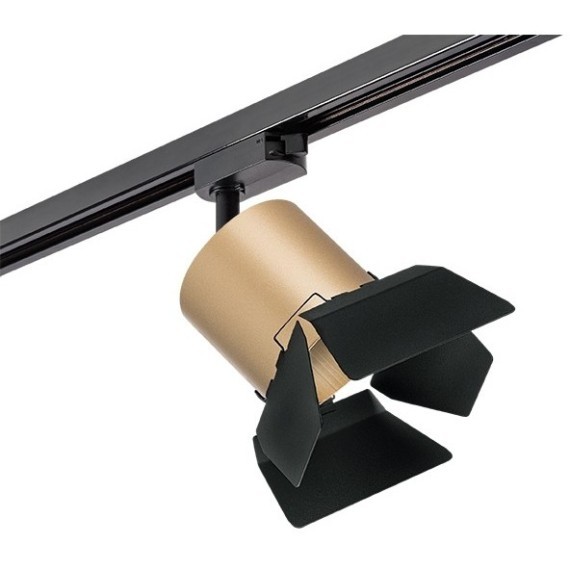 Однофазный двужильный трековый светильник Lightstar R1T3490487 Rullo под сменную лампу GX53