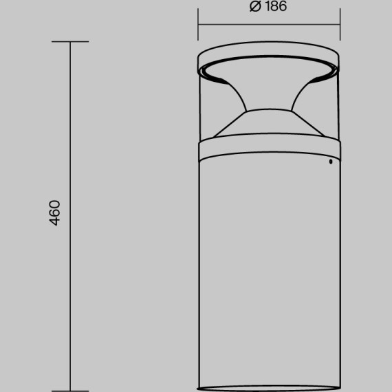 Ландшафтный светильник Maytoni Pyro O496FL-L21B3K1