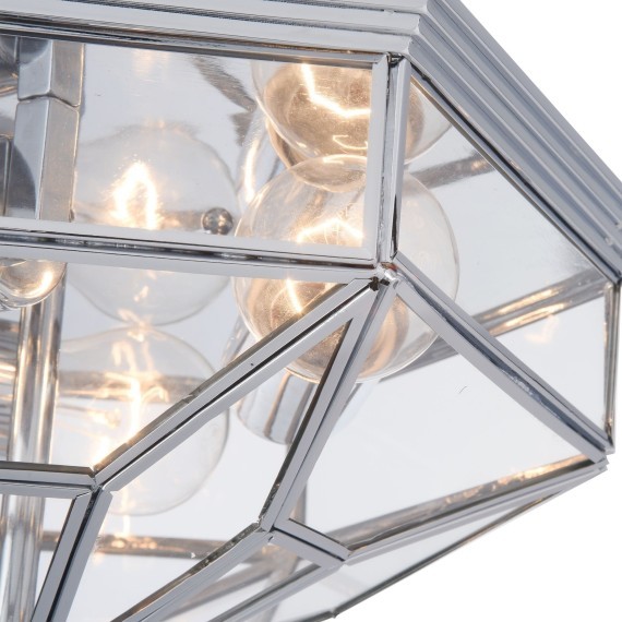 Люстра потолочная Maytoni H356-CL-03-CH Zeil IP43 под лампы 3xE27 60W