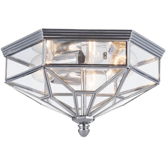 Люстра потолочная Maytoni H356-CL-03-CH Zeil IP43 под лампы 3xE27 60W