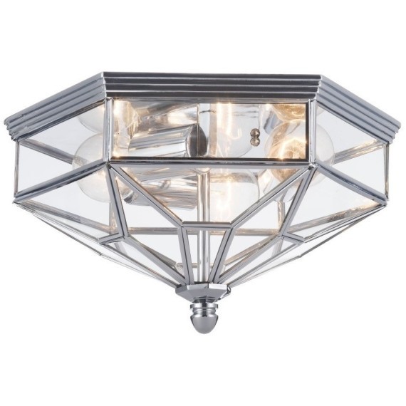 Люстра потолочная Maytoni H356-CL-03-CH Zeil IP43 под лампы 3xE27 60W
