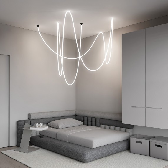 Боковые крепления (2 шт.) для силикон. профиля-трубы D18 мм для LED ленты Profiled  441890