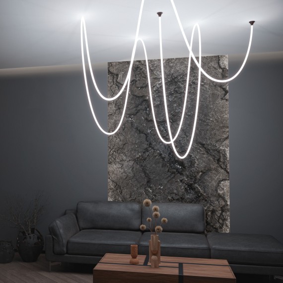 Боковые крепления (2 шт.) для силикон. профиля-трубы D18 мм для LED ленты Profiled  441890