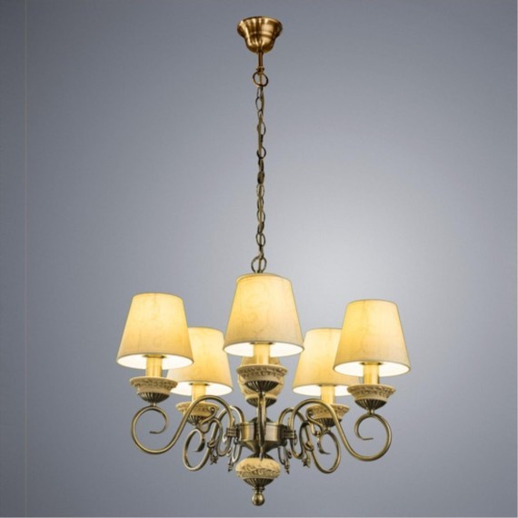 Подвесная люстра Arte Lamp IVORY A9070LM-5AB