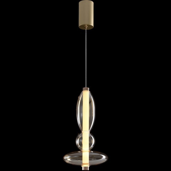 Светильник подвесной Crystal Lux QUASAR SP10W LED AMBER 3790/210