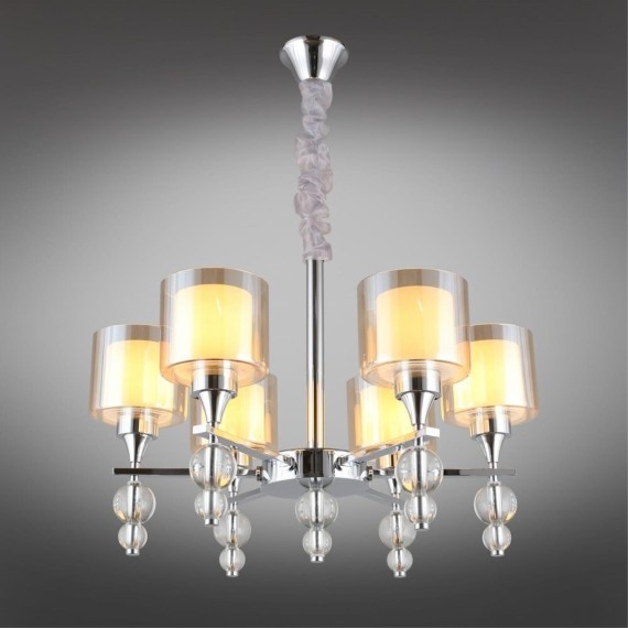 Люстра подвесная Omnilux OML-70803-06 Aprica под лампы 6xE27 60W