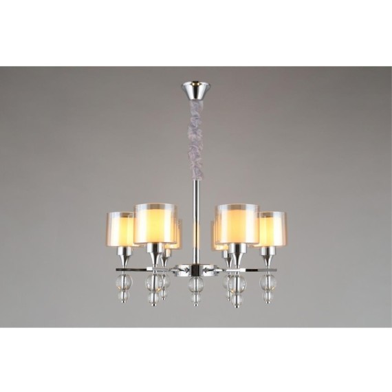 Люстра подвесная Omnilux OML-70803-06 Aprica под лампы 6xE27 60W