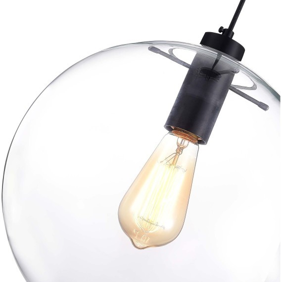 SL1056.403.01 Подвес ST-Luce Черный/Прозрачный E27 1*60W NOOR