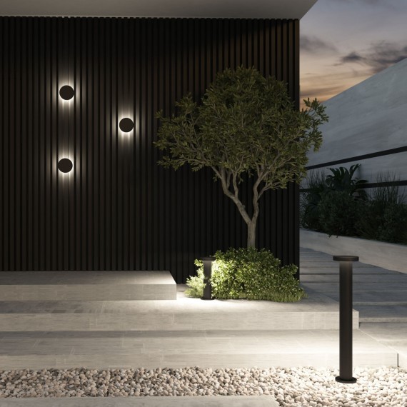 DK9704-BK Ландшафтный светодиодный уличный светильник Denkirs DRAMEN IP65 15 Вт 3000К