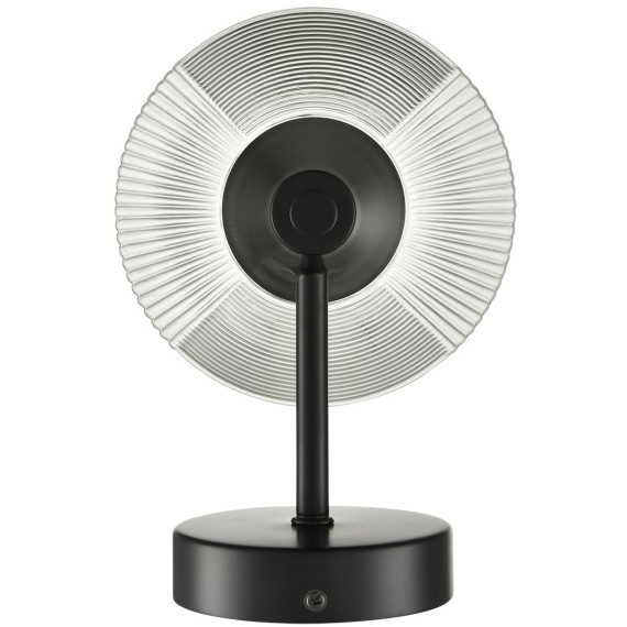 6595/1W MODERNI LN24 черный/прозрачный, металл/стекло Бра E27 1*60W 220V CORNE