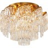 Люстра потолочная хрустальная 2176/05/12C Stilfort, серия Sapparo
