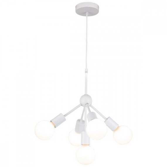 Люстра подвесная Lussole GRLSP-8268 KENNER IP21 под лампы 5xE27 50W