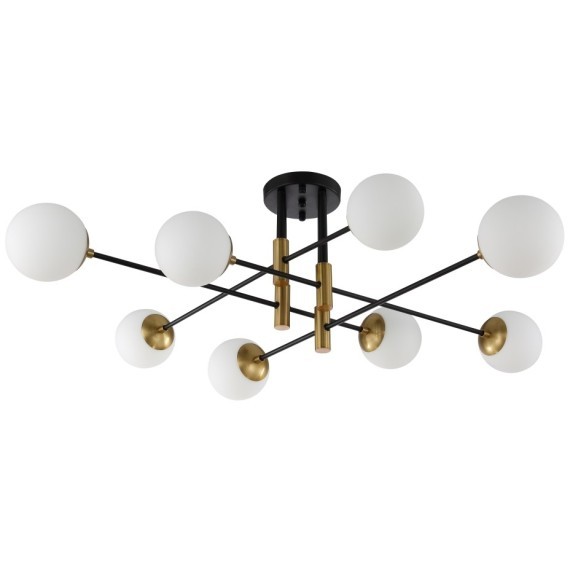 Светильник потолочный Crystal Lux FIDEL PL8 BLACK