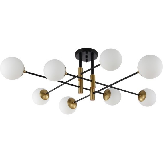 Светильник потолочный Crystal Lux FIDEL PL8 BLACK