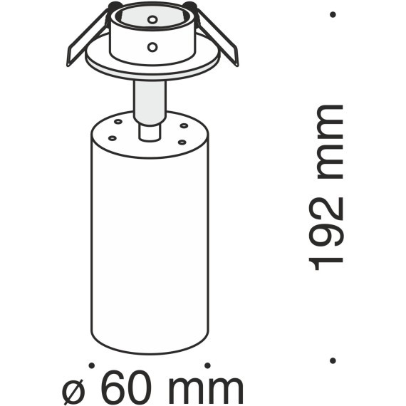 Встраиваемый светильник Focus C018CL-01W