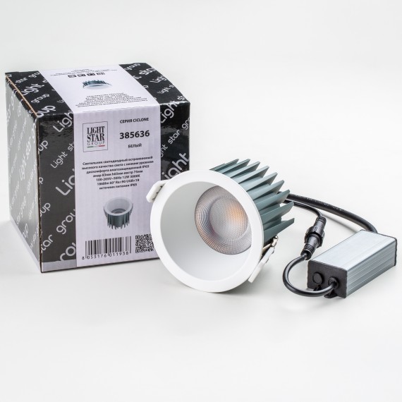 Светильник светодиодный универсальный IP44 Ciclone Lightstar 385636