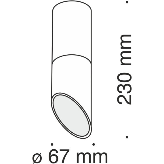 Потолочный светильник Technical C025CL-01B