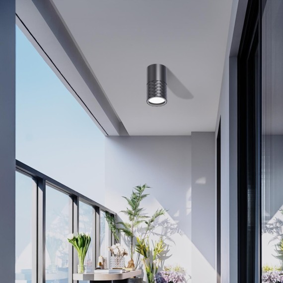 4659-1U, уличный светильник, D55xH100, 1xGU10x35W, IP65, excluded