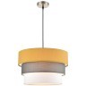 8038/3 MODERNI LN24 никель/желтый/серый/белый, металл/текстиль Подвесной светильник Е27 3*60W 220V ILAIDA