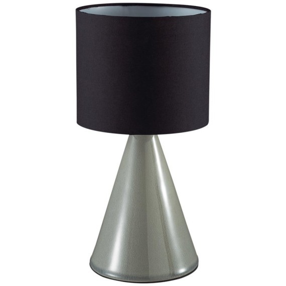 8132/1T MODERNI LN25 серый/черный, керамика/текстиль Настольная лампа Е14 1*40W 220V SEGI