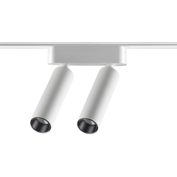 359087 Трековый магнитный светодиодный светильник Novotech SMAL 48V CRI90+ 4000К 1260Лм 24° 2*7W