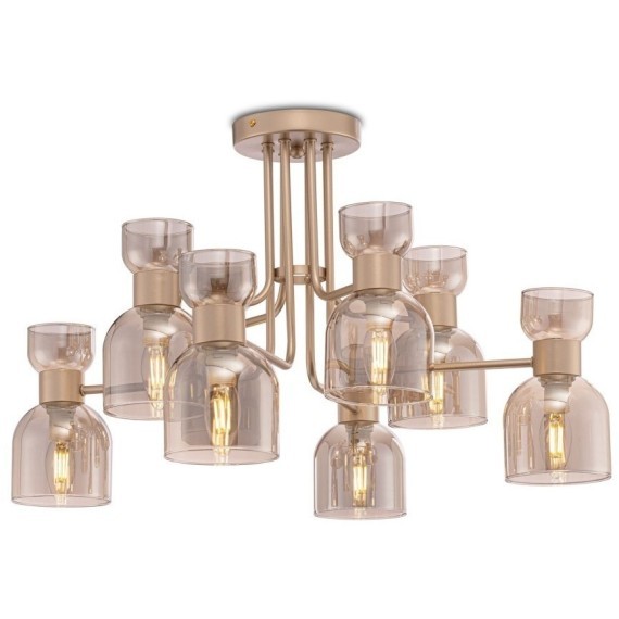 Люстра потолочная Freya FR5094PL-08G Isla под лампы 8xE14 40W