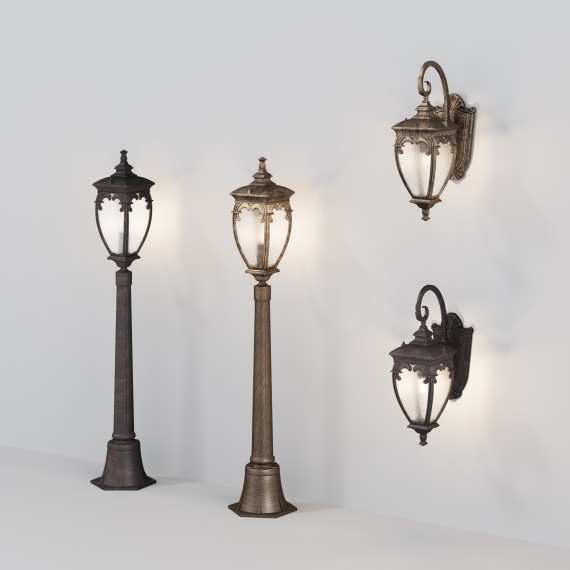 Уличный наземный светильник Maytoni O414FL-01GB1 Fleur IP44 под лампу 1xE27 60W