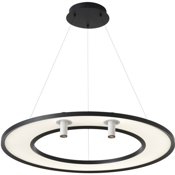 Светильник подвесной Crystal Lux CONTOUR SP50W LED BLACK 3800/250